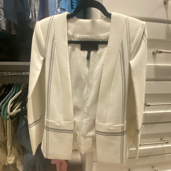 BCBG Cape Blazer w/ Fish Hook Front Closure - Picture 2 of 7